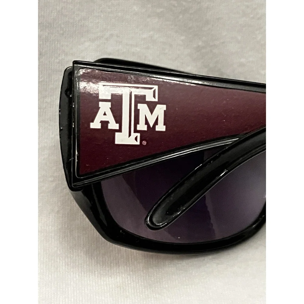 Texas A&M Aggies Rhinestones Black Sunglasses Heart Texas Gig ‘Em College Merch